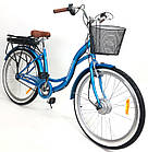 Електровелосипед Dorozhnik Akvamarin 26" (36 V 500 W, 18000 Ah) 2025 рік  ПЛАСТИКОВИЙ БОКС, фото 3