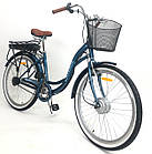 Електровелосипед Dorozhnik Akvamarin 26" (36 V 500 W, 18000 Ah) 2025 рік ПЛАСТИКОВИЙ БОКС, фото 7