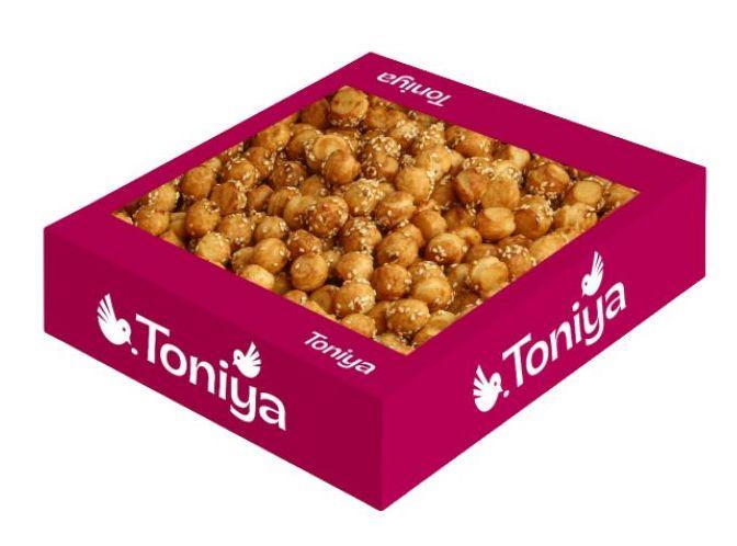 Печиво здобне КЛУБОЧКИ з кунжутом 130 грам ТМ Toniya
