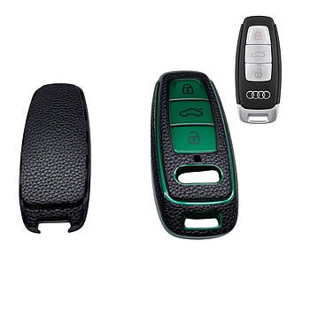 Чохол для ключа Audi зелений