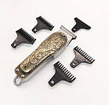 Тример для бороди та волосся Alstow ns-309 з насадками й акумулятором, вуса, стриження, контури, фото 2