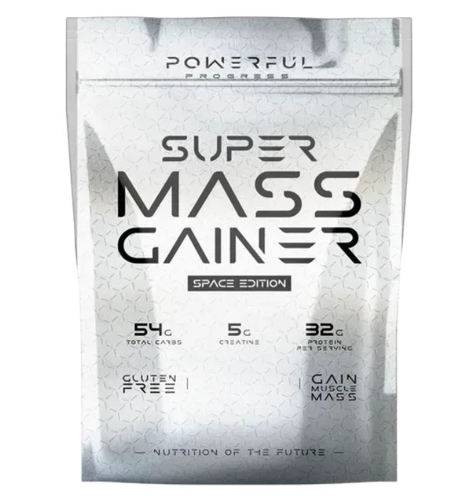Гейнер Super Mass Gainer Powerful Progress 2 кг Банан, фото 1