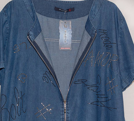 Сукня - котон великого розміру європейскій 52/5XL,54/6XL,56/7XL,58/8XL,60/9XL, фото 4