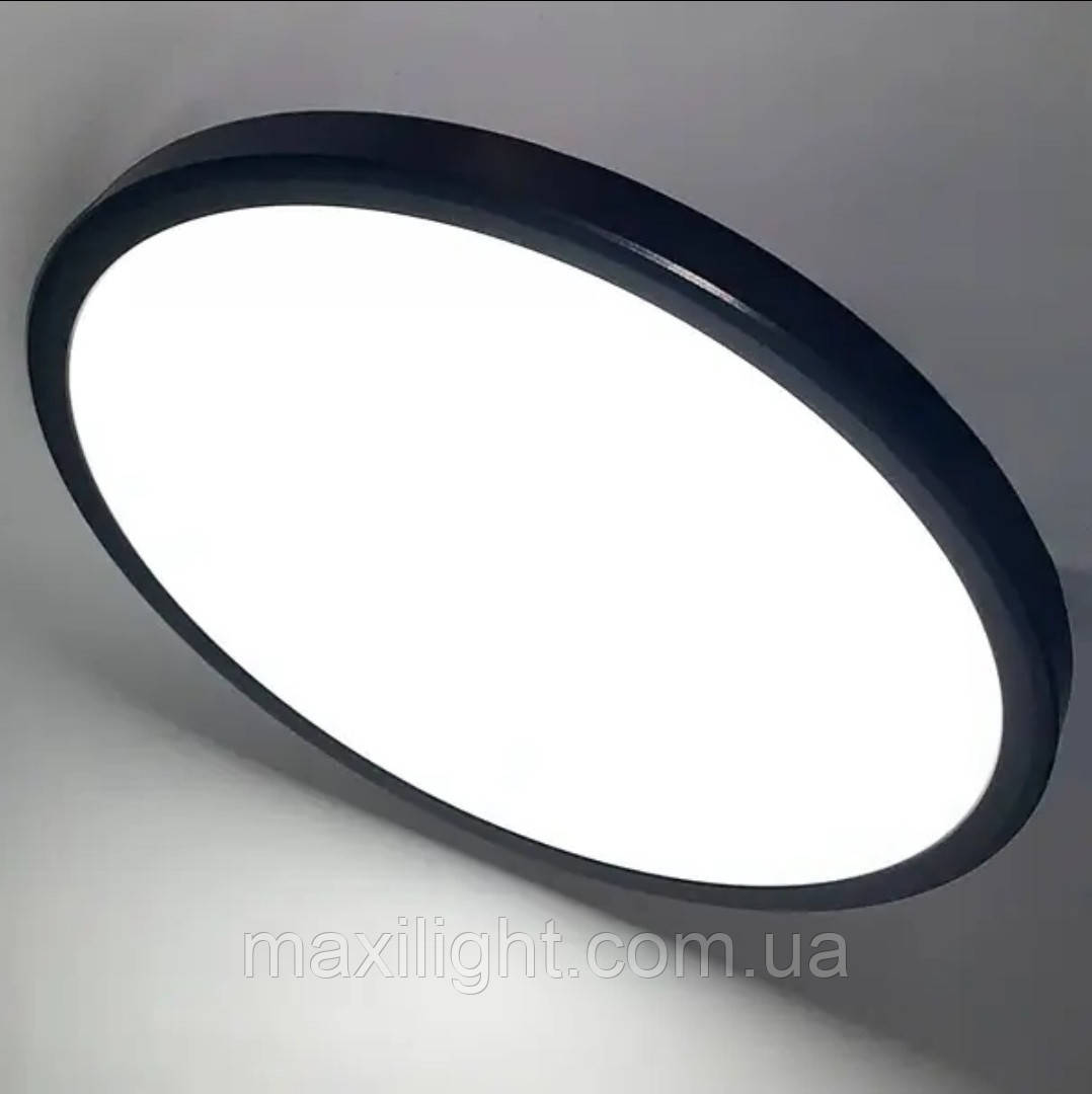 Світильник світлодіодний Biom MD-01-R38-5 38w круглий 5000К чорний