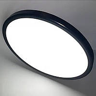 Світильник світлодіодний Biom MD-01-R24-5 24w круглий 5000К чорний