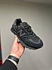 Чоловічі кросівки New balance 574 black чорні Нью Баланс замша текстиль весна літо демісезон, фото 7