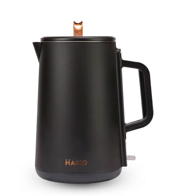 Електрочайник MAGIO МG-517 1,5л, 1500 Вт, двошаровий, Black
