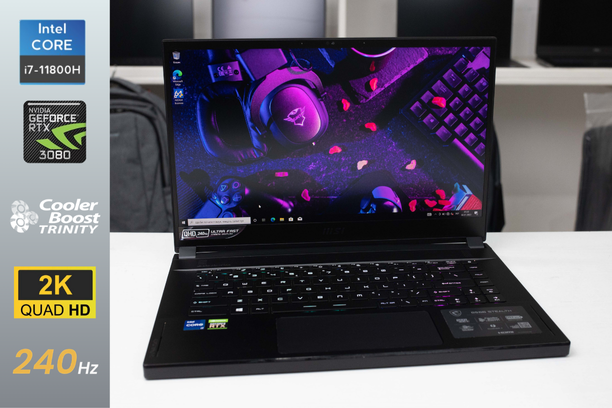 Ігровий ноутбук MSI Stealth GS66 | 15.6" 2K 240 Гц | i7-11800H | RTX 3080 | 1TbSSD | 32RAM
