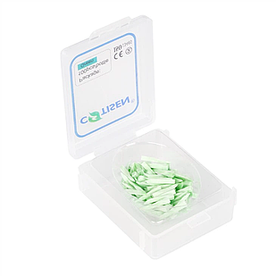 Клини Cotisen дерев'яні №1 100шт/уп PW03 ЗЕЛЕНІ