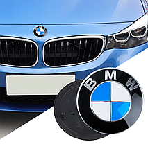 Емблема BMW БМВ 82 мм значок бмв F10, F12, F15, F20, F25, F26, F30, F35, F44, F45, F47 Значок капот, багажник, фото 4