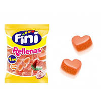 Персикове серце з наповнювачем желейні жувальні цукерки желейки Fini, Іспанія 1 кг/уп