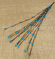 Гілочка 40см світло-синя