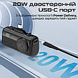 УМБ Promate PowerUp-Trio 5000 mAh, USB-C порт, USB-C/Lightning штекери,Apple Watch Charger Вlack (powerup-trio.black), фото 4