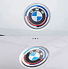 Емблема Юбилейные 50 лет BMW (БМВ) Motorsport - Триколор 82 мм, фото 7