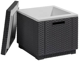 Пуф Keter ICE CUBE антрацит(17194600)