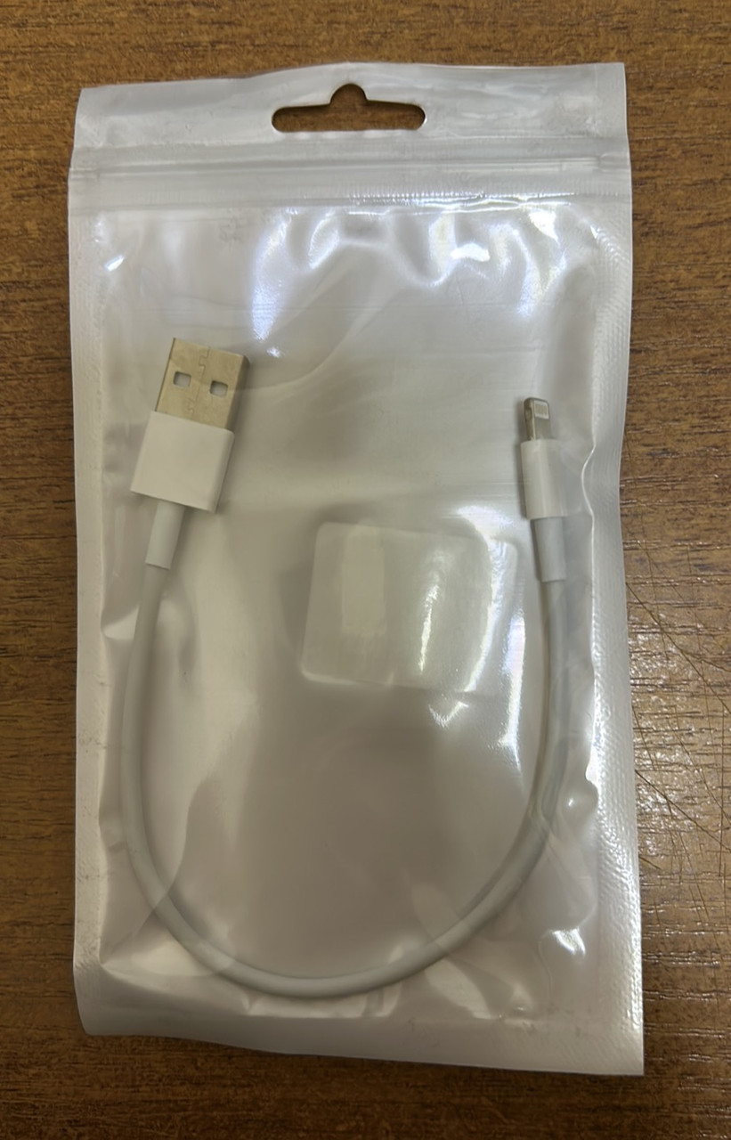 (DL UA) USB кабель Lightning (20см) в пакеті
