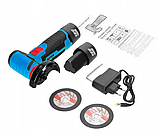 Машинка шліфувальна акумуляторна, болгарка UKC, фото 2