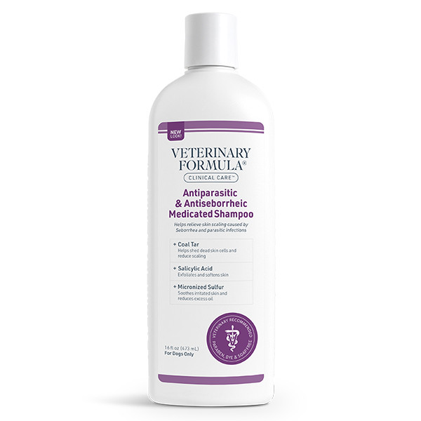 Veterinary Formula Clinical Care Antiparasitic & Antiseborrheic Medicated Shampoo ВЕТЕРИНАРНА ФОРМУЛА АНТИПАРАЗИТАРНИЙ та, фото 1