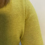 Джемпер жіночий тонкий светр віскоза кишеня 44 зелений, фото 4