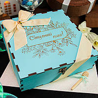 Подарунок для мами "Весняна палітра" на 9 смаків, подарунковий набір, смачні подарунки, корисні солодощі, день матері, мами, мед