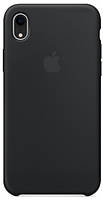 Чохол для iPhone XR — Силіконовий із мікрофіброю, Black (18)