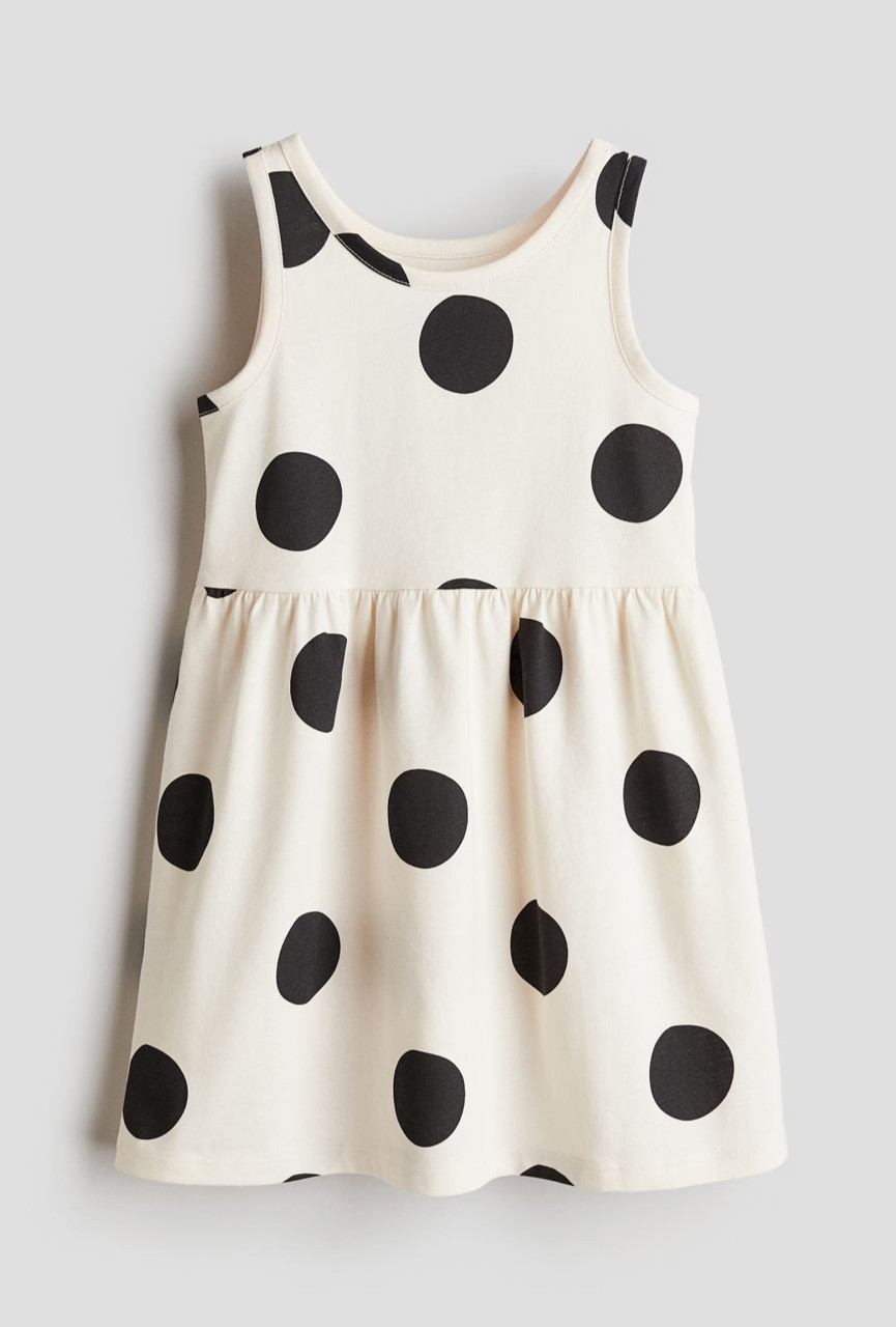 Сукня бежева в горох H&M 92, 110/116, 122/128, 134/140см