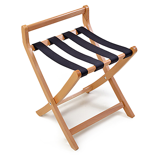 Дерев'яна підставка для валізи розкладна зі спинкою "Гранд Компакт" багажниця