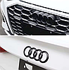 Емблема задня AUDI (Ауді) 177*57 мм Rear (A4 A6L A8L Q7) Чорний глянець, фото 6