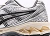 Жіночі чоловічі кросівки Asics Gel-Kahana 14 White Silver Black Взуття Асикс Кахана біло сріблясті з чорним, фото 4