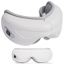 Акумуляторний масажер для очей, 3 режими, TS-5507 / Вібраційний масажер на очі / Масажні окуляри