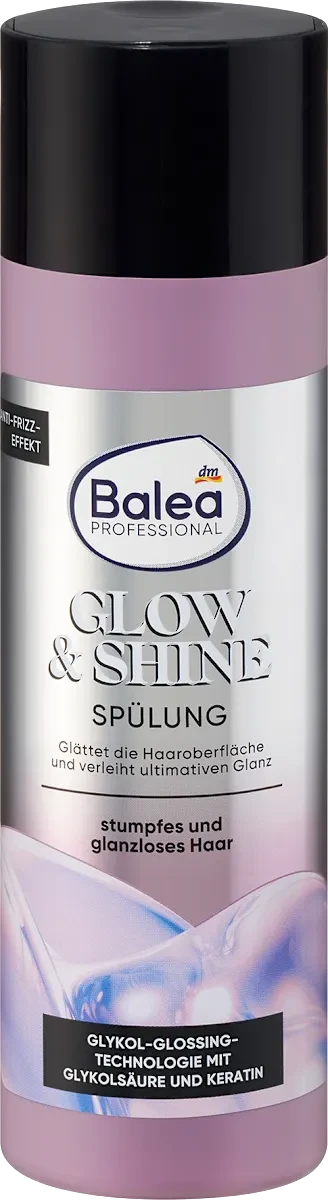 Лікувальний засіб для волосся Balea Professional Haarkur Glow & Shine, 200 мл, фото 1