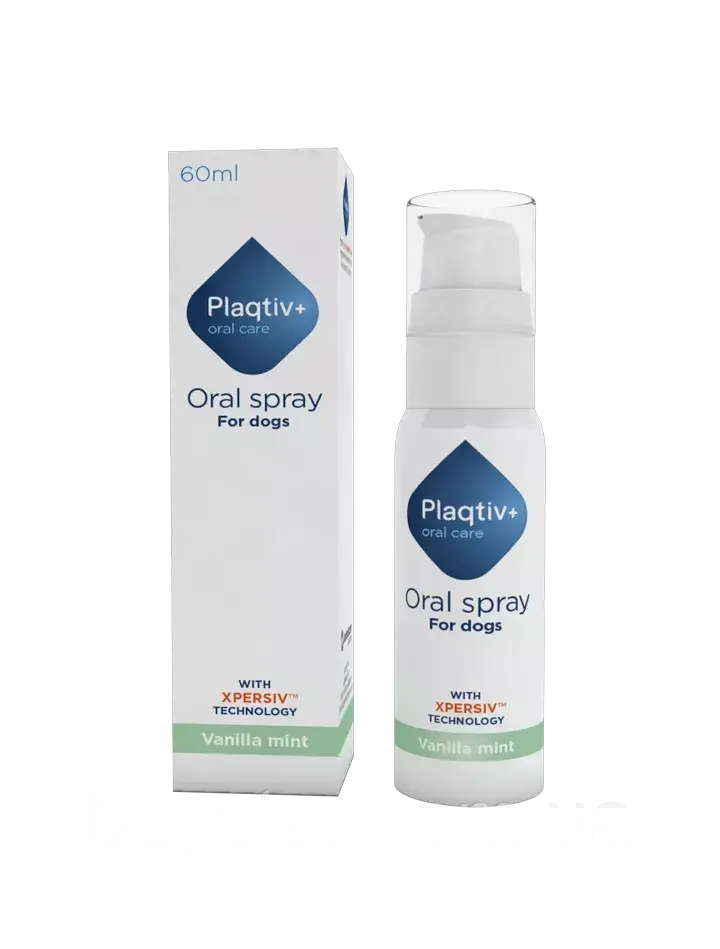Plaqtiv+ Oral Care Oral Spray (Vanilla Mint) 60 ml - Спрей для догляду за ротовою порожниною собак