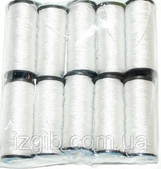 Нитка капронова біла 375 (упаковка 10шт.)