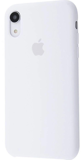Чохол для iPhone XR — Силіконовий із мікрофіброю, White (9)