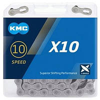 Цепь KMC X10 1/2"x11/128" (Gray)
