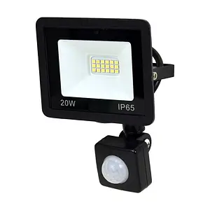 Світлодіодний прожектор Lightwell LW-FL-B-20-S з датчиком руху (20 Вт)