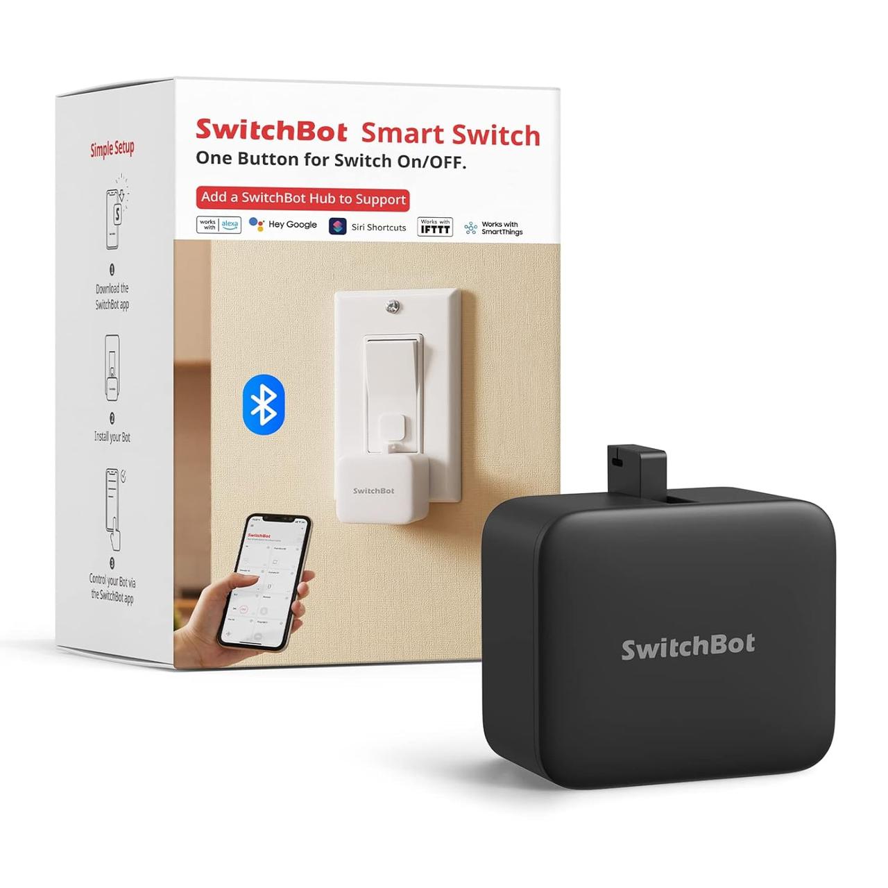 SwitchBot Smart Switch Button Pusher — Fingerbot для автоматичного вимикача світла, таймера та дистанційно