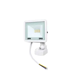 Світлодіодний прожектор Lightwell LW-FL-W-20-S з датчиком руху (20 Вт)