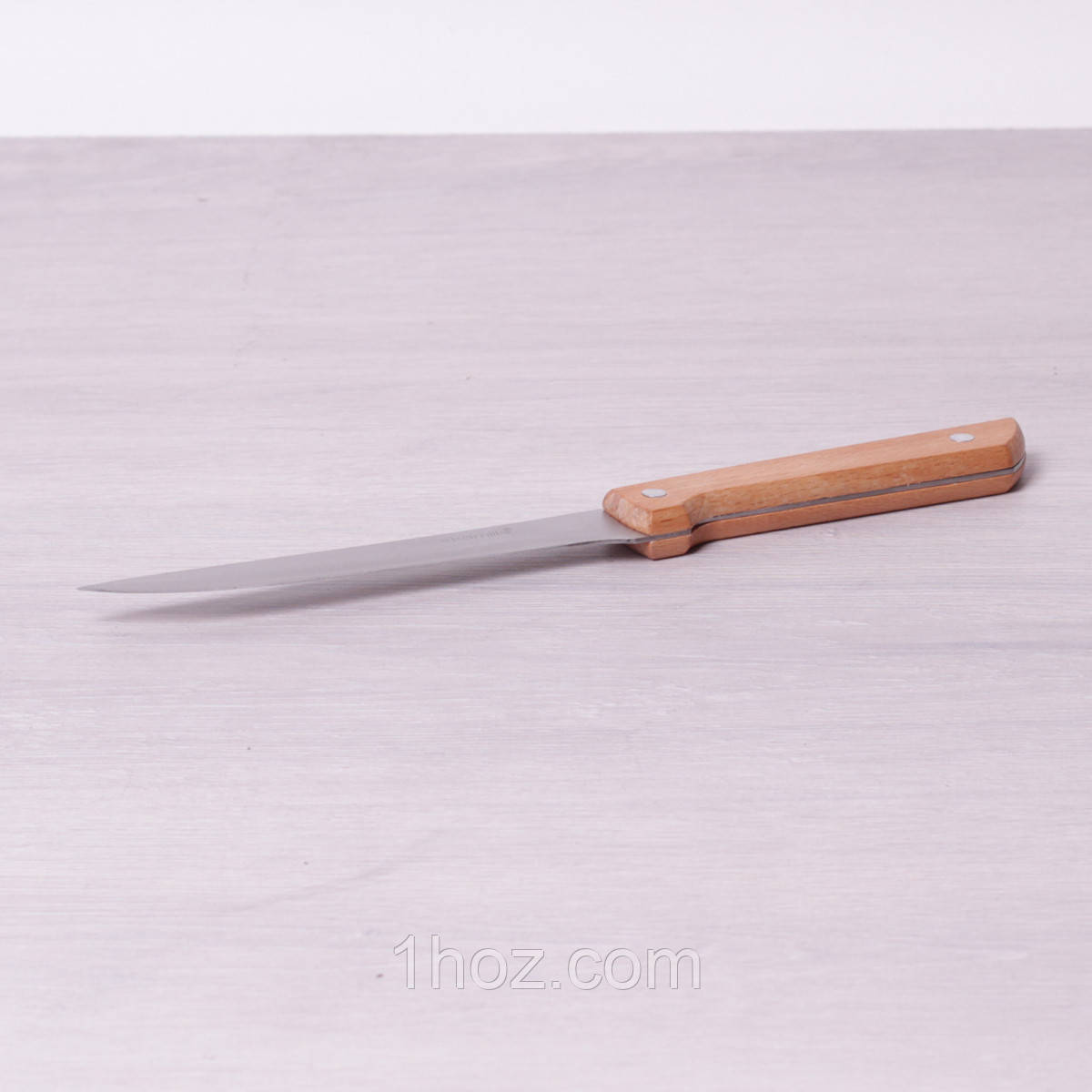 Нож кухонный для костей Kamille из нержавеющей стали с деревянной ручкой KM-5317 - фото 2 - id-p465406972