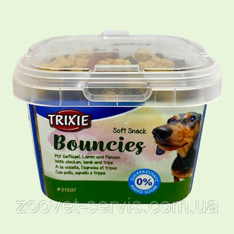 Ласощі Trixie Soft Snack Bouncies для собак з птицею та бараниною 140г, ТХ-31507, фото 1