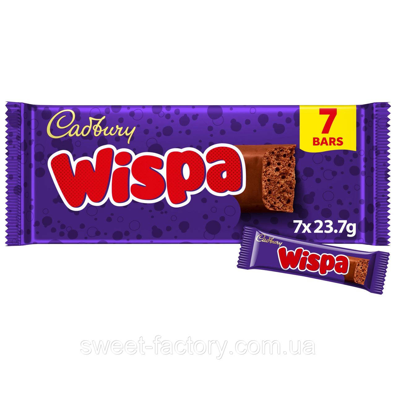 Шоколадні батончики Cadbury Wispa 7s 165g, фото 1