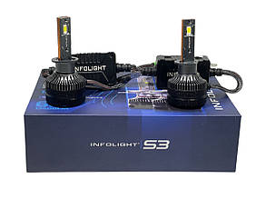 Led лампи світлодіодні Infolight H1 S3 12v 60 w 12400 lm 6000 k комплект