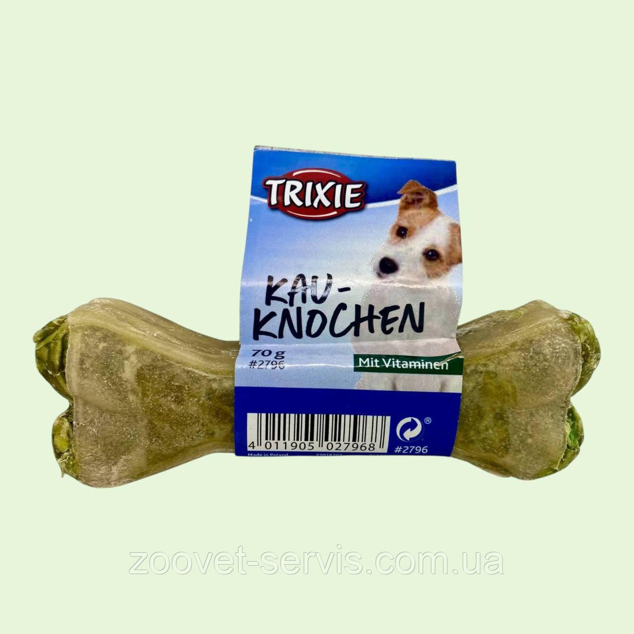 Смачні ласощі натуральні для собаки Trixie кістка пресована 12 см, 70г TX-2796, фото 1