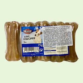 Ласощі для собак кістка пресована натуральна 8 см, 5/75г  Trixie TX-2787