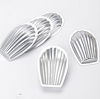Набір форм для печива у формі Мушлі 5 шт, форми для печива Мадлен