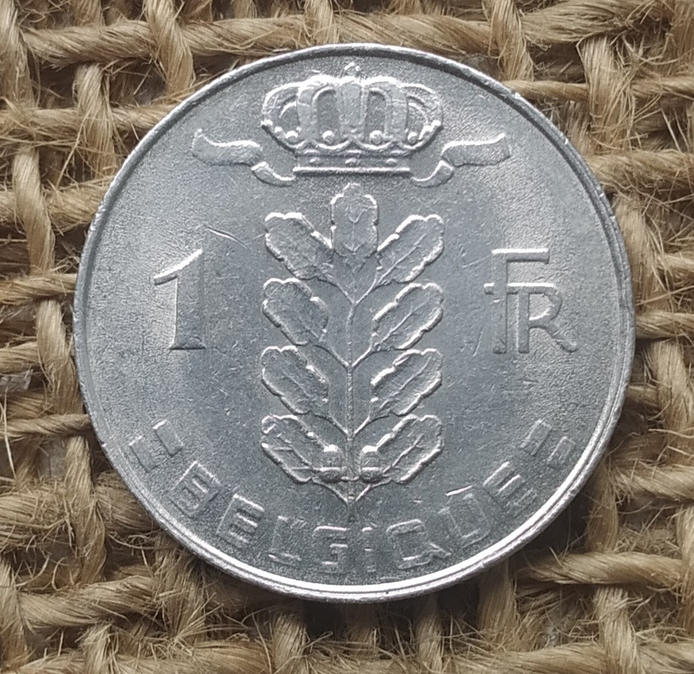 1 франк 1979 року. Бельгiя, фото 1