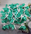 Весільні бутоньєрки-бантики в будь-якому кольорі, фото 9