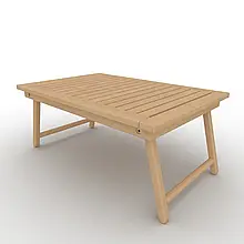 Столик поднос для сніданку з натурального дерева бук LiLy Woodman