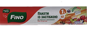Пакети слайдери Fino для зберігання 1 л 10 шт