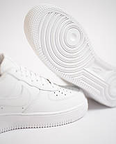 Жіночі кросівки Nike Air Force 1 White білі, фото 6